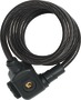 Coil Cable Lock 885/185 black RBKF
